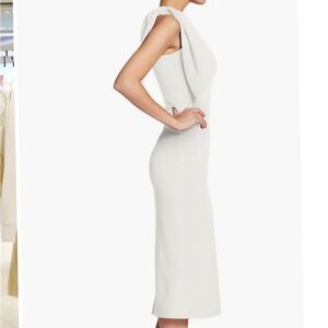 Dress the Population Ivory Midi Dress